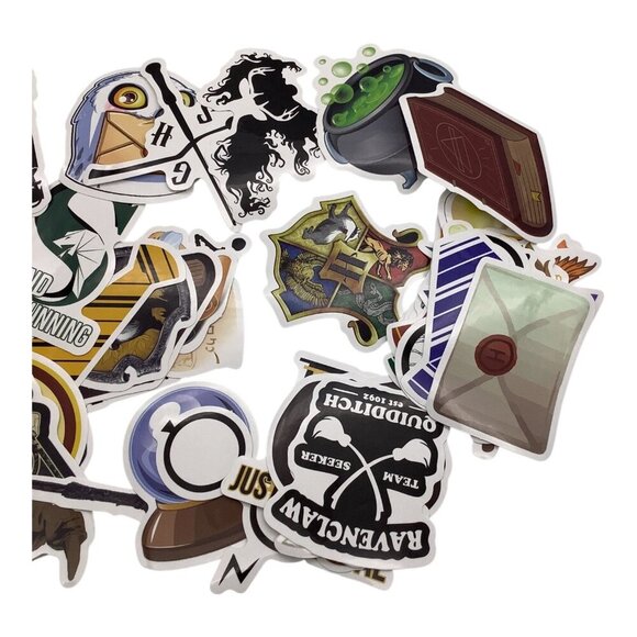 Harry Potter Themed Stickers Pack Of 49 For Laptop & Water Bottle Decoration - Picture 5 of 7
